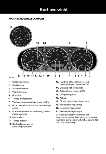 2003-2007 Jaguar XJ Gebruikershandleiding | Nederlands