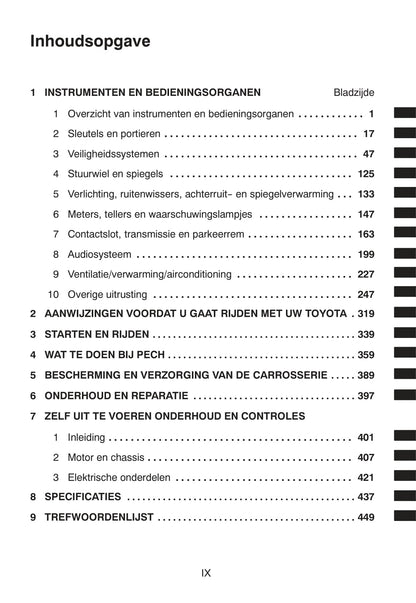 2003-2009 Toyota Land Cruiser 120 Manuel du propriétaire | Néerlandais