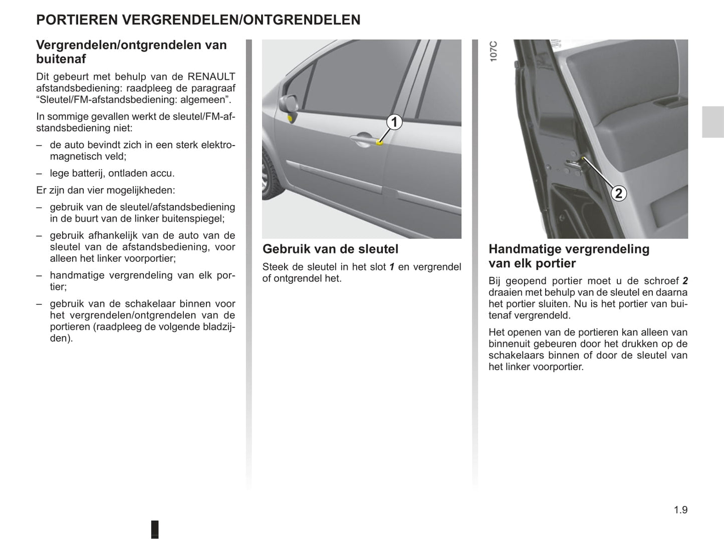 2008-2009 Renault Modus/Grand Modus Gebruikershandleiding | Nederlands