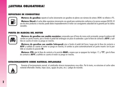 2007-2011 Alfa Romeo GT Bedienungsanleitung | Spanisch