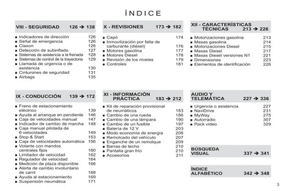 2011-2013 Citroën C4 Picasso/Grand C4 Picasso Gebruikershandleiding | Spaans