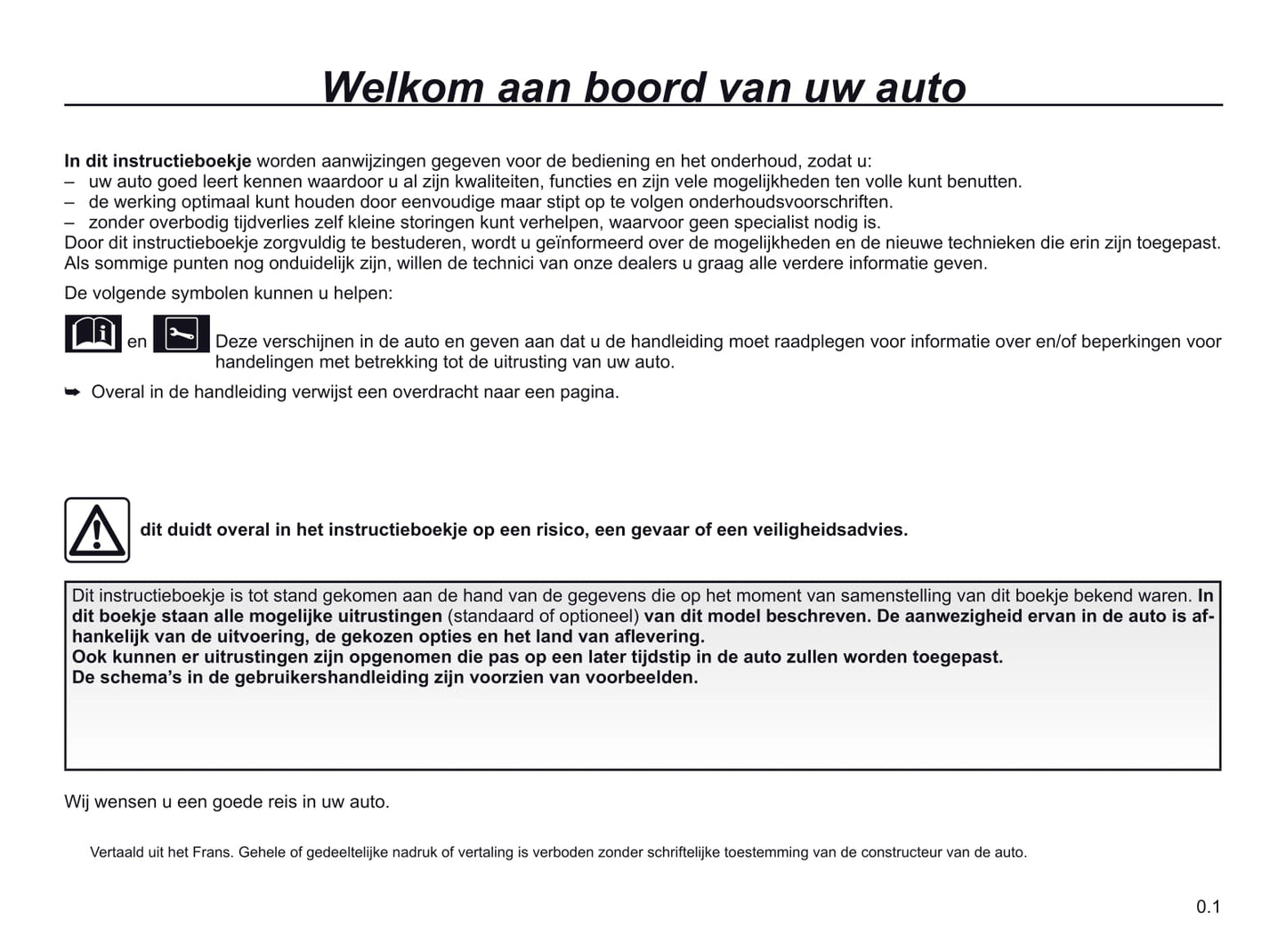 2019-2020 Renault Espace Owner's Manual | Dutch