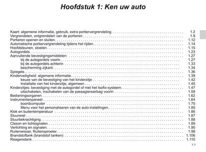 2019-2020 Renault Espace Gebruikershandleiding | Nederlands