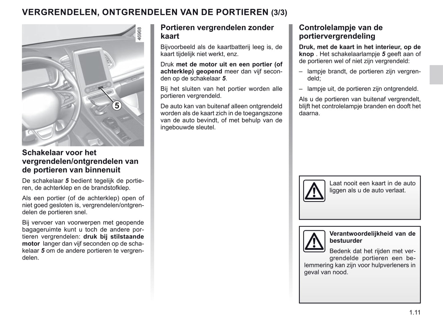 2019-2020 Renault Espace Owner's Manual | Dutch