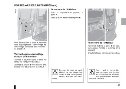 2014-2019 Renault Trafic Manuel du propriétaire | Français