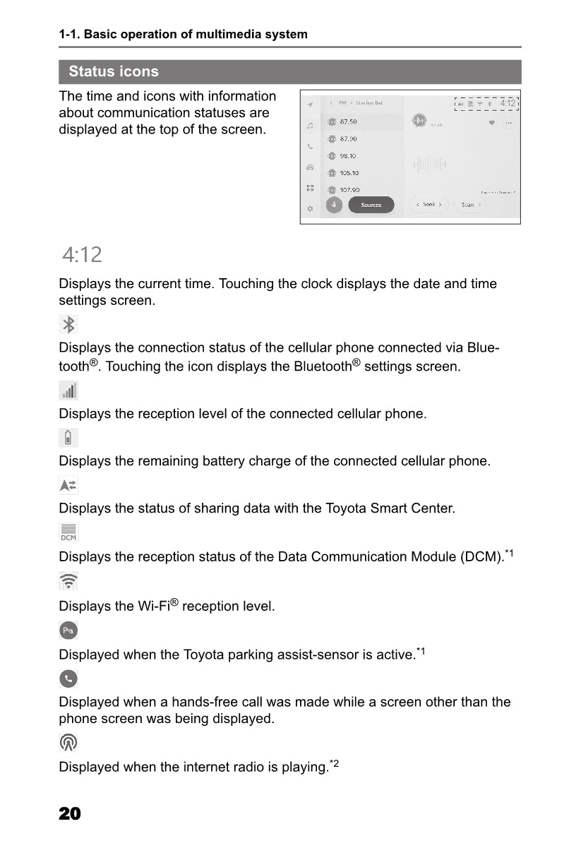 Toyota bZ4X Multimedia Manuel du propriétaire 2022 - 2023