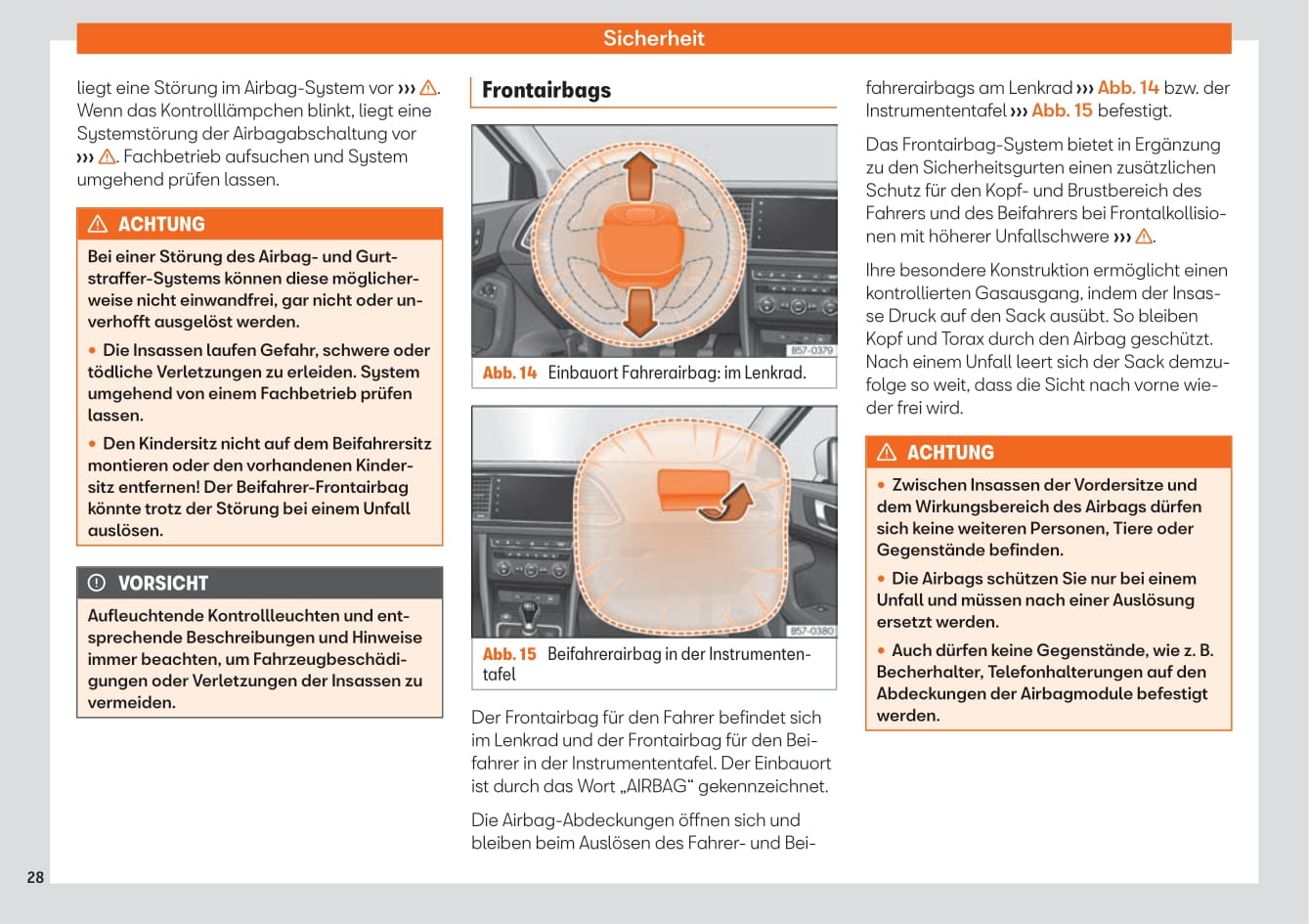 2020-2023 Seat Ateca Owner's Manual | German