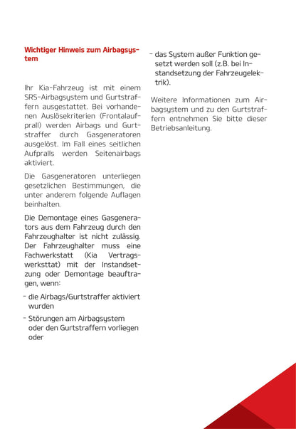 2021-2022 Kia Rio Owner's Manual | German