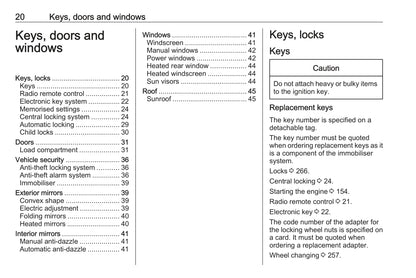 2019-2020 Vauxhall Astra Owner's Manual | English