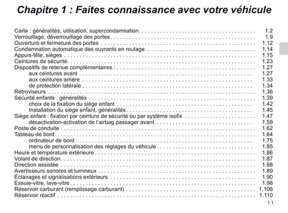 2020 Renault Espace Manuel du propriétaire | Français