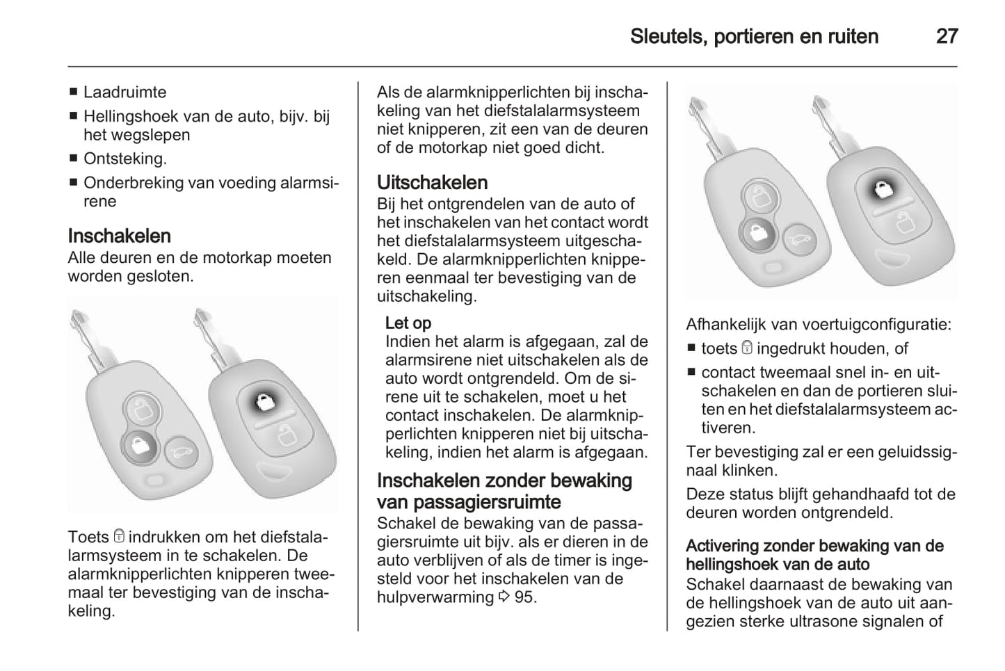 2012 Opel Movano Owner's Manual | Dutch