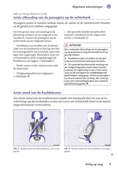 2009-2016 Volkswagen Caravelle/Multivan/Transporter Owner's Manual | Dutch