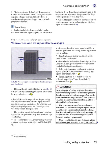 2009-2016 Volkswagen Caravelle/Multivan/Transporter Manuel du propriétaire | Néerlandais