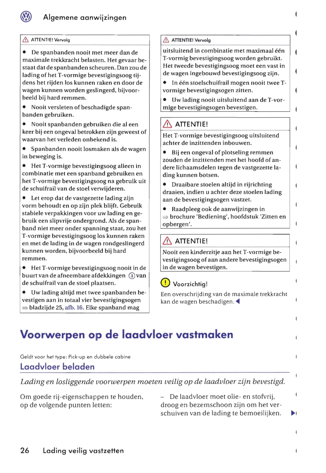 2009-2016 Volkswagen Caravelle/Multivan/Transporter Manuel du propriétaire | Néerlandais