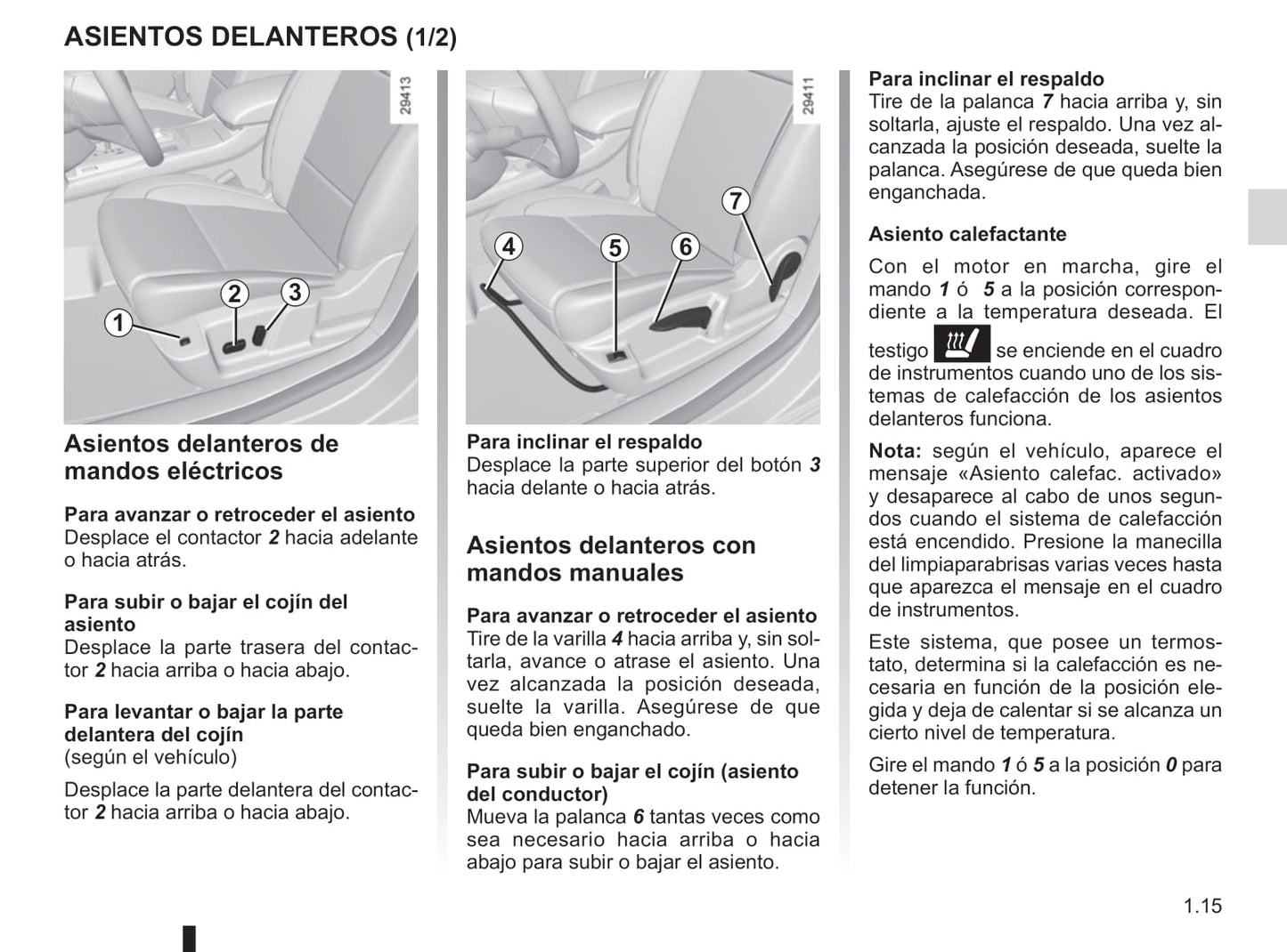 2014-2015 Renault Latitude Bedienungsanleitung | Spanisch
