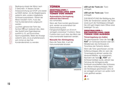 2016-2017 Fiat Tipo Manuel du propriétaire | Allemand