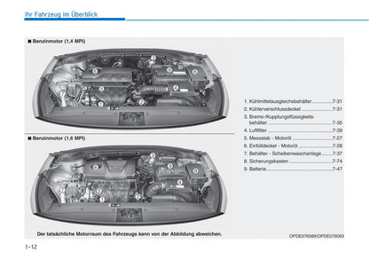 2018-2019 Hyundai i30 Bedienungsanleitung | Deutsch