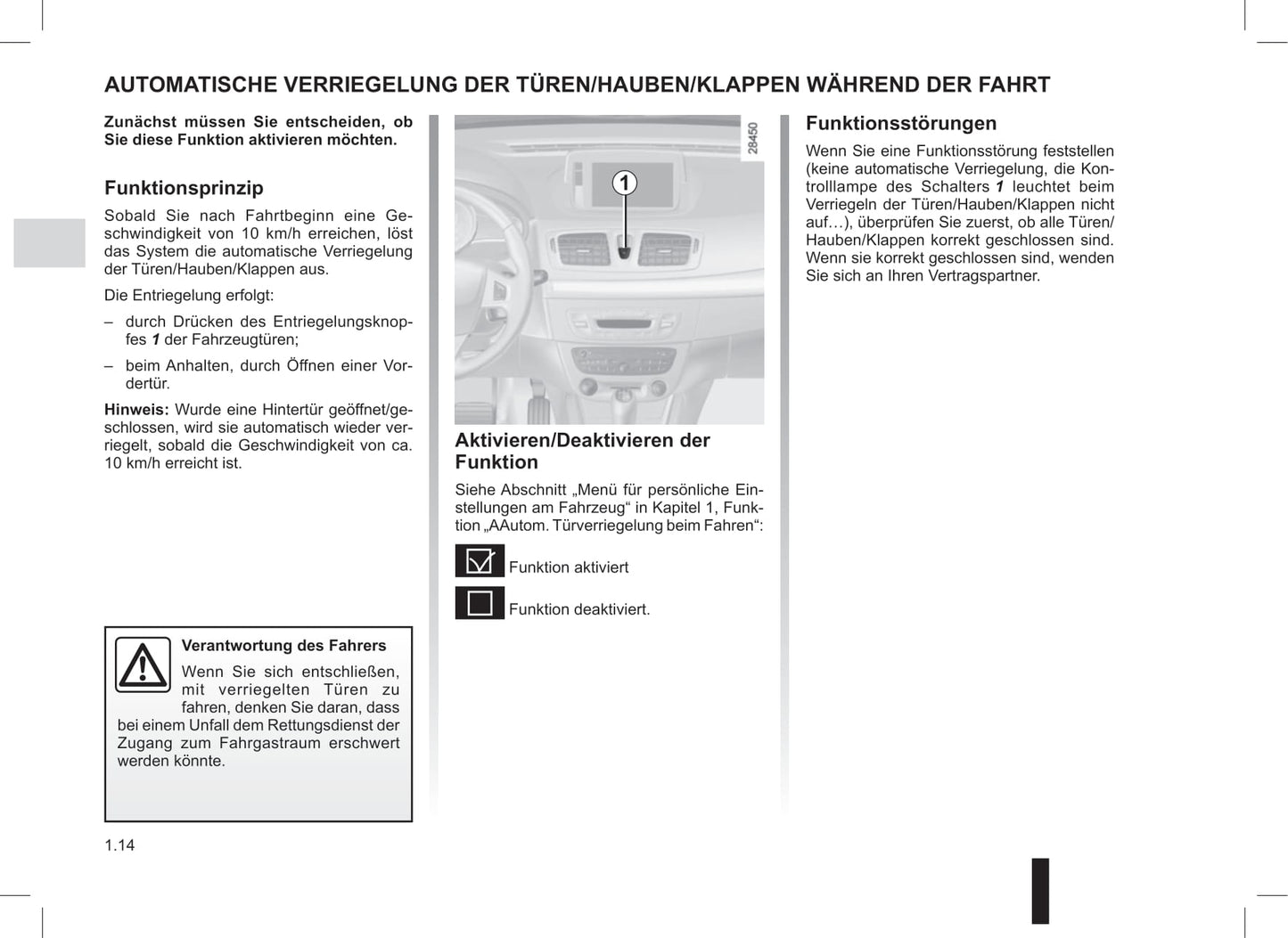 2014-2015 Renault Mégane Coupé Cabriolet Bedienungsanleitung | Deutsch