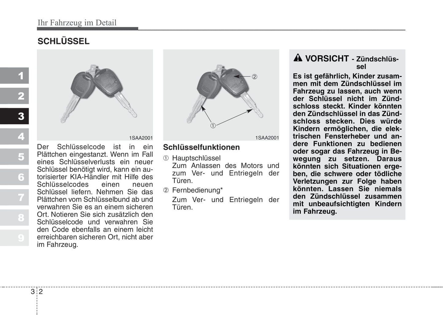 2006-2007 Kia Picanto Owner's Manual | German