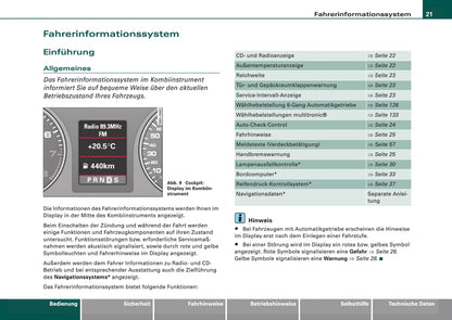 2005-2008 Audi A4 Manuel du propriétaire | Allemand