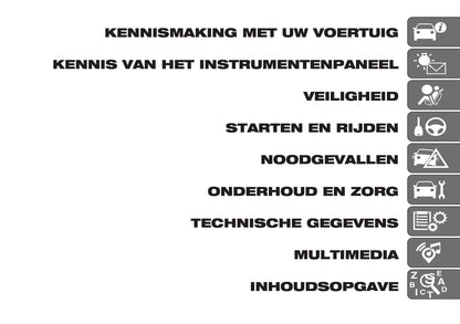 2019-2020 Fiat Ducato Bedienungsanleitung | Niederländisch