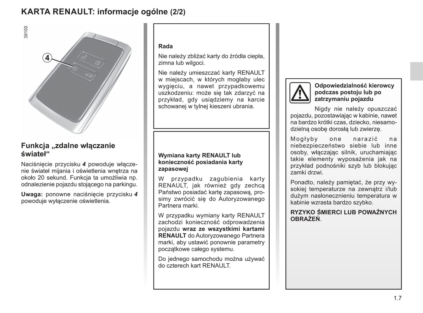 2018-2019 Renault Mégane Bedienungsanleitung | Polnisch