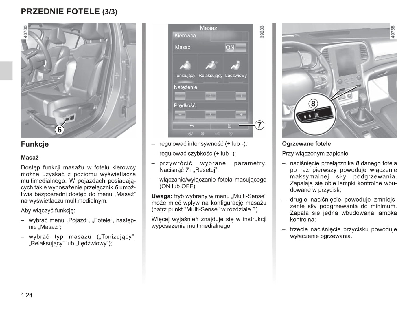 2018-2019 Renault Mégane Bedienungsanleitung | Polnisch