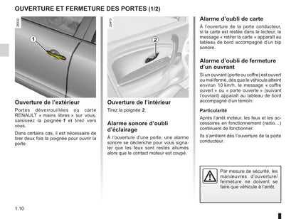 2010-2011 Renault Mégane Bedienungsanleitung | Französisch