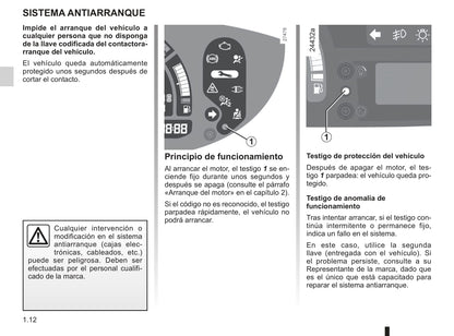 2012-2013 Renault Modus/Grand Modus Owner's Manual | Spanish