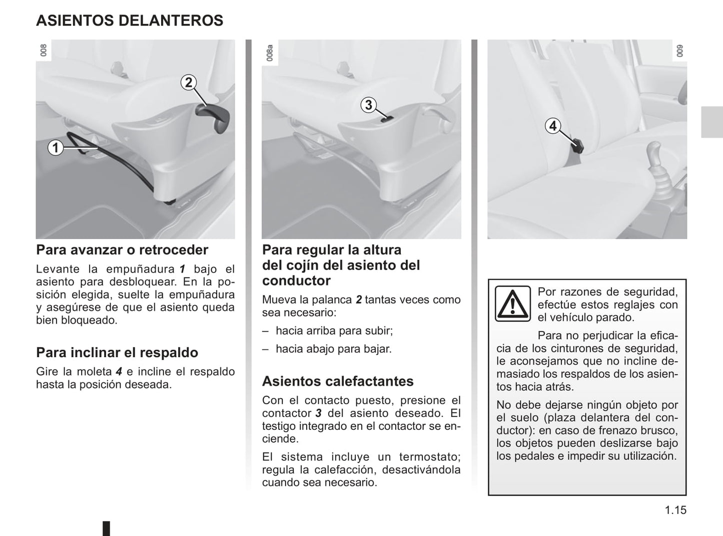 2012-2013 Renault Modus/Grand Modus Owner's Manual | Spanish