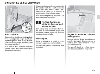 2012-2013 Renault Modus/Grand Modus Owner's Manual | Spanish