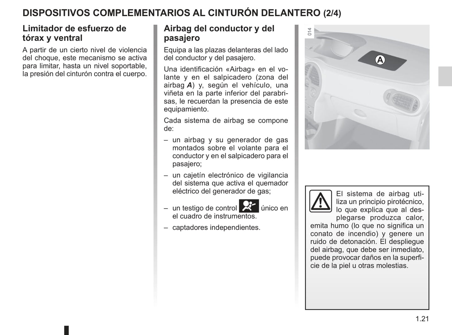 2012-2013 Renault Modus Bedienungsanleitung | Spanisch