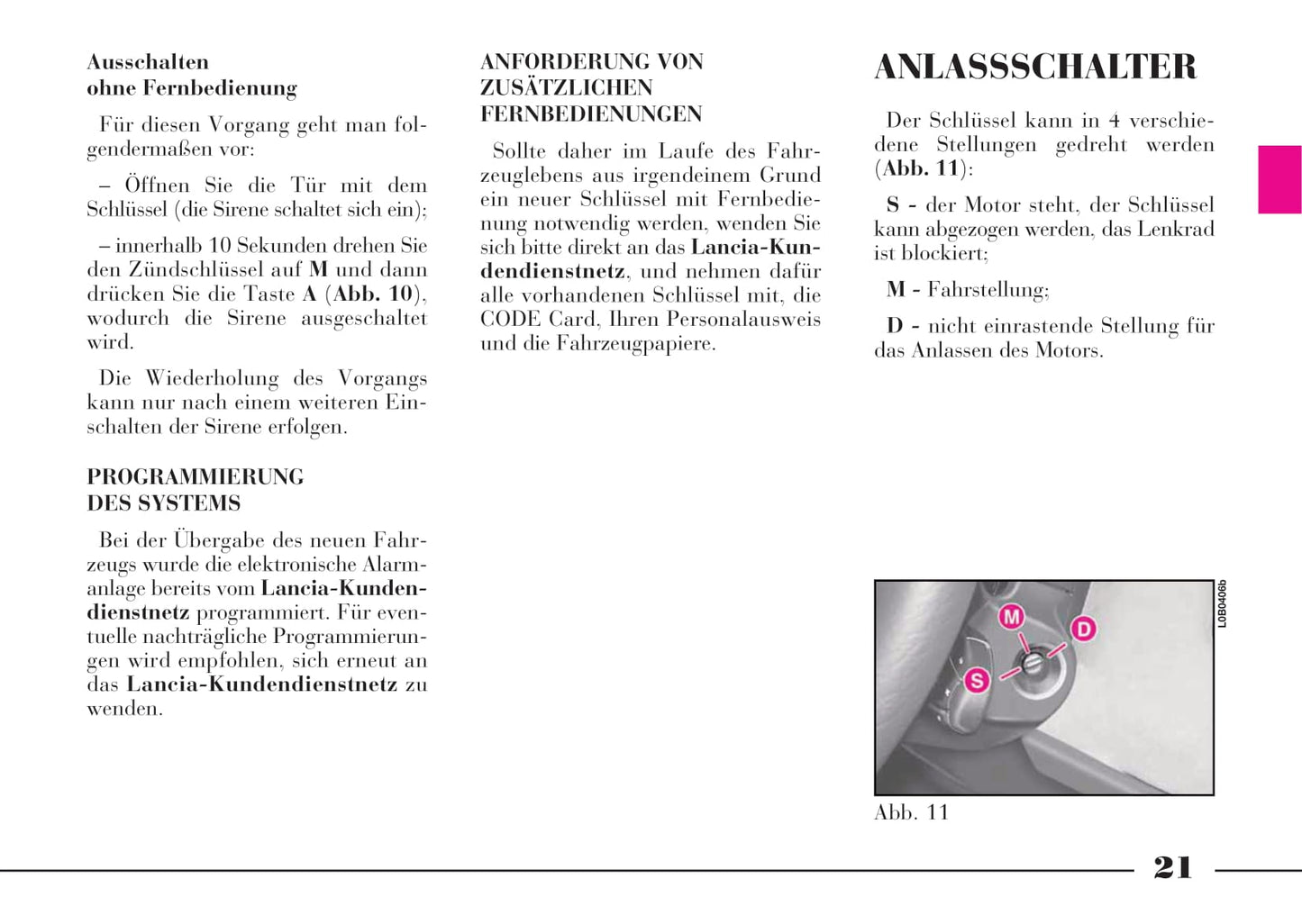 2008-2011 Lancia Phedra Gebruikershandleiding | Duits
