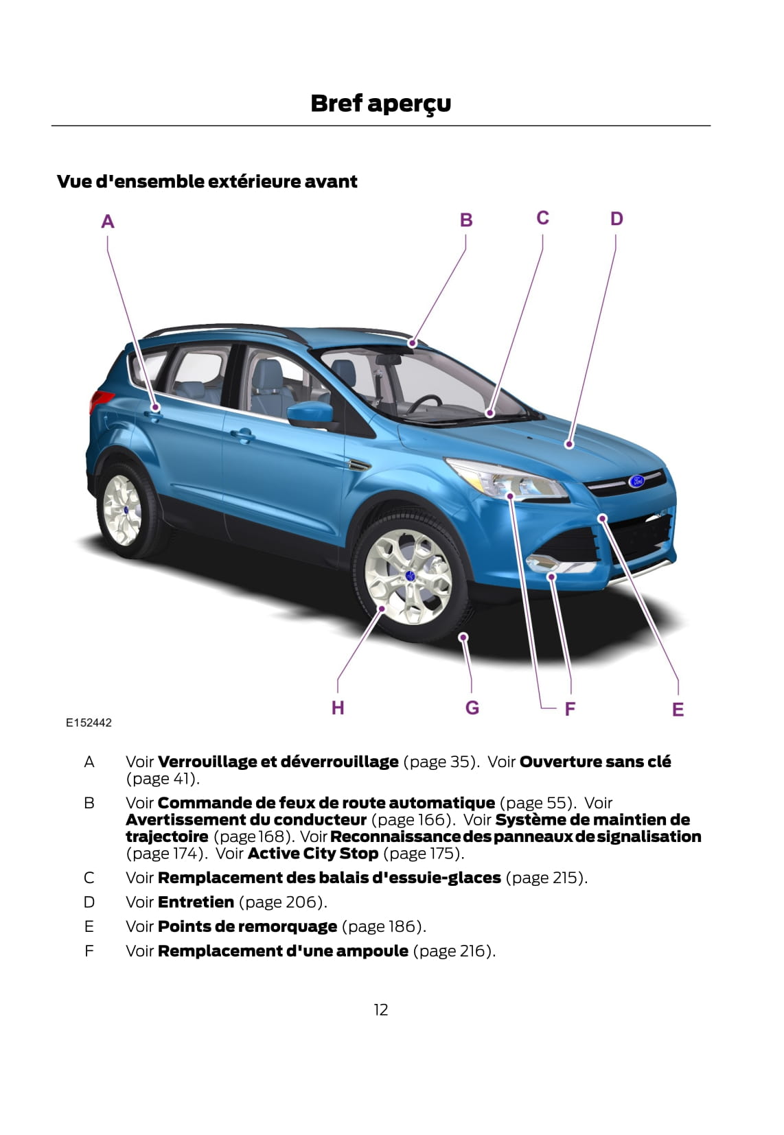 2014-2015 Ford Kuga Manuel du propriétaire | Français