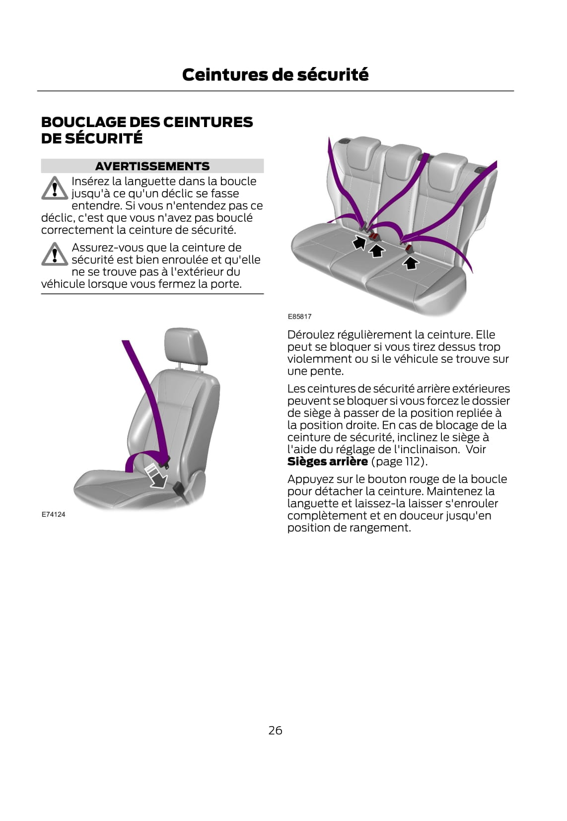 2014-2015 Ford Kuga Manuel du propriétaire | Français