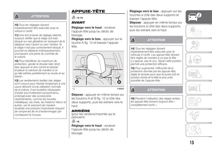 2016-2017 Fiat Punto Gebruikershandleiding | Frans