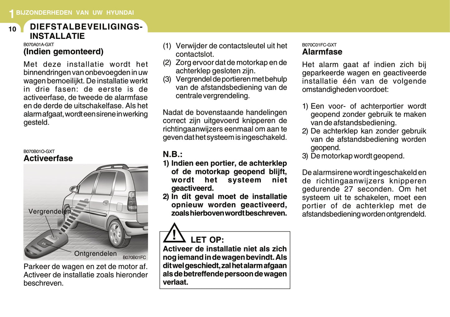 2002-2008 Hyundai Matrix Manuel du propriétaire | Néerlandais