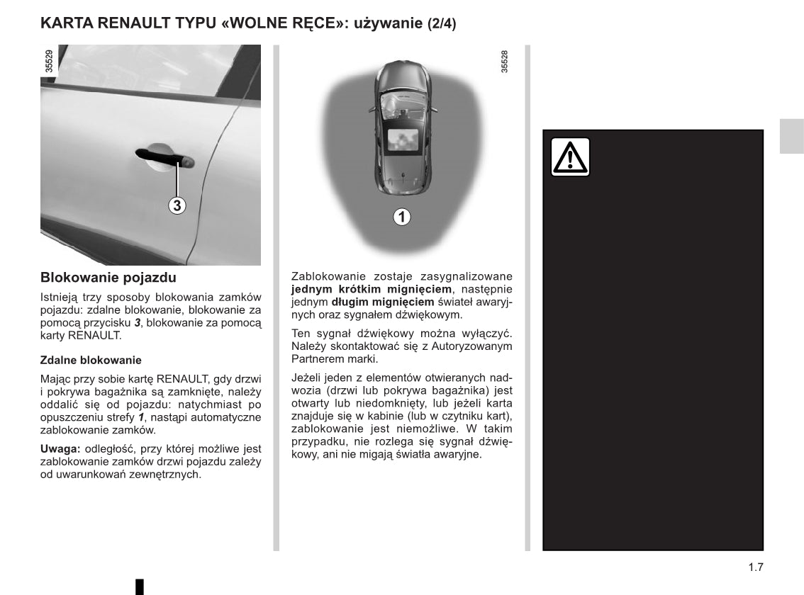 2015-2016 Renault Clio Owner's Manual | Polish