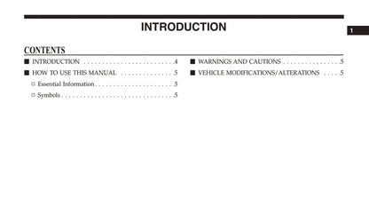 2019 Chrysler Pacifica Owner's Manual | English