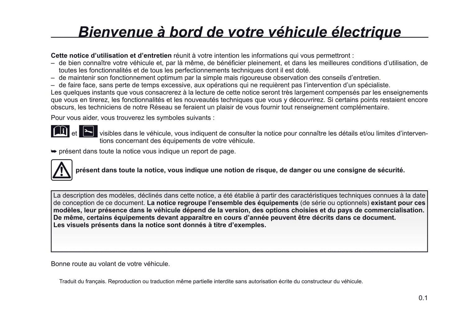 2019-2020 Renault Zoe Owner's Manual | French