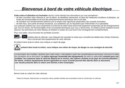 2019-2020 Renault Zoe Bedienungsanleitung | Französisch