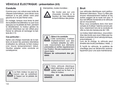 2019-2020 Renault Zoe Owner's Manual | French