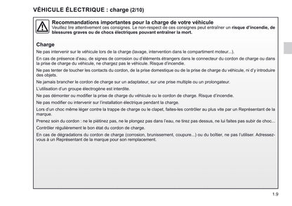 2019-2021 Renault Zoe Manuel du propriétaire | Français