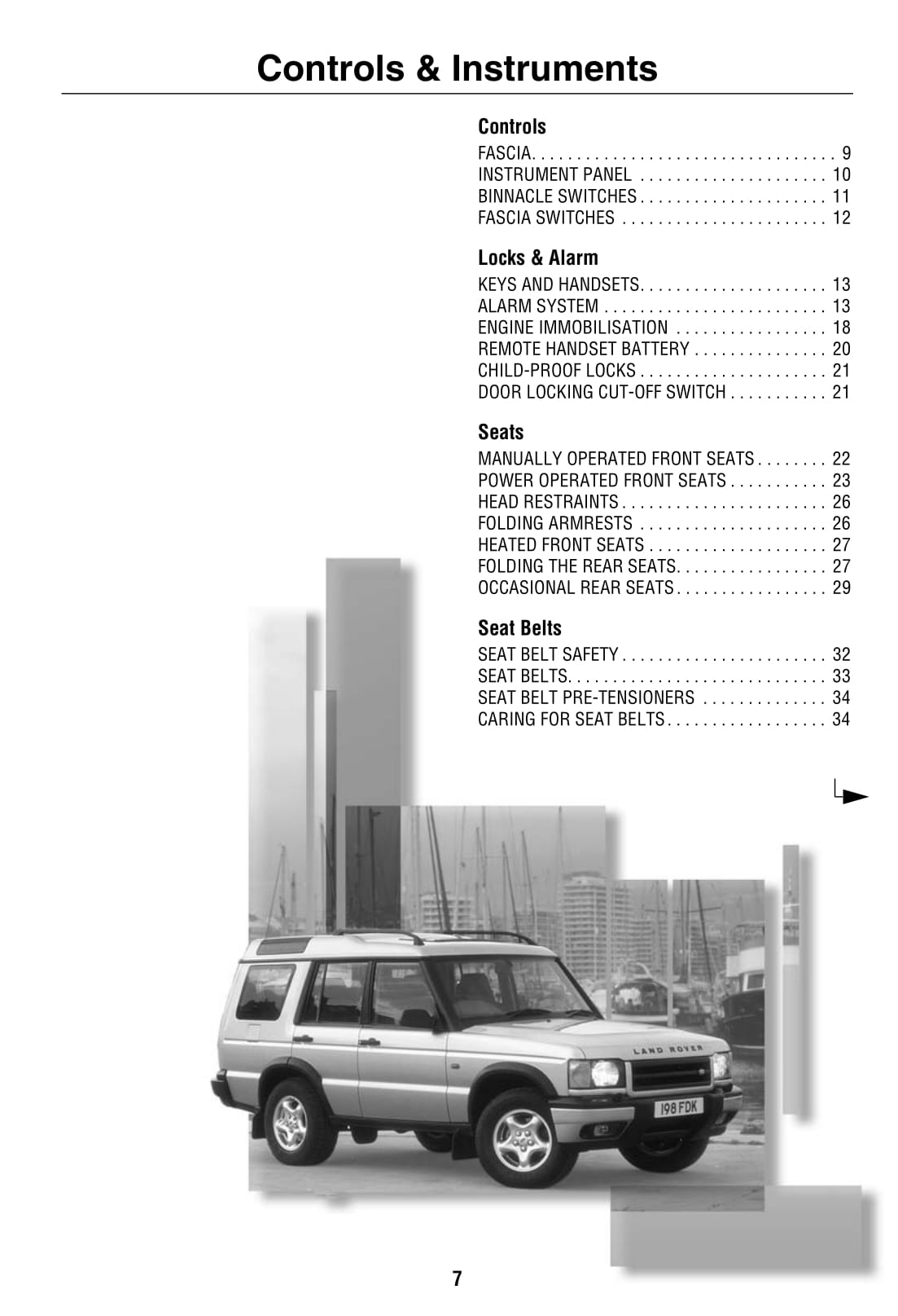 2000-2001 Land Rover Discovery 2 Owner's Manual | English