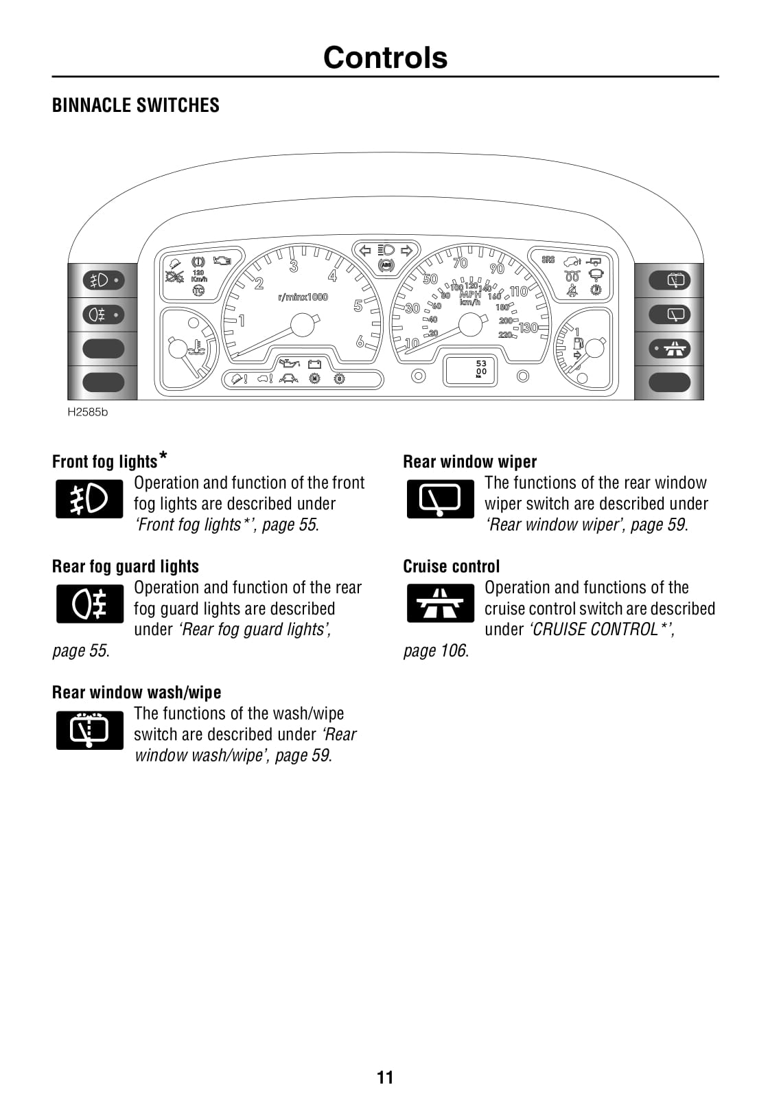 2000-2001 Land Rover Discovery 2 Owner's Manual | English