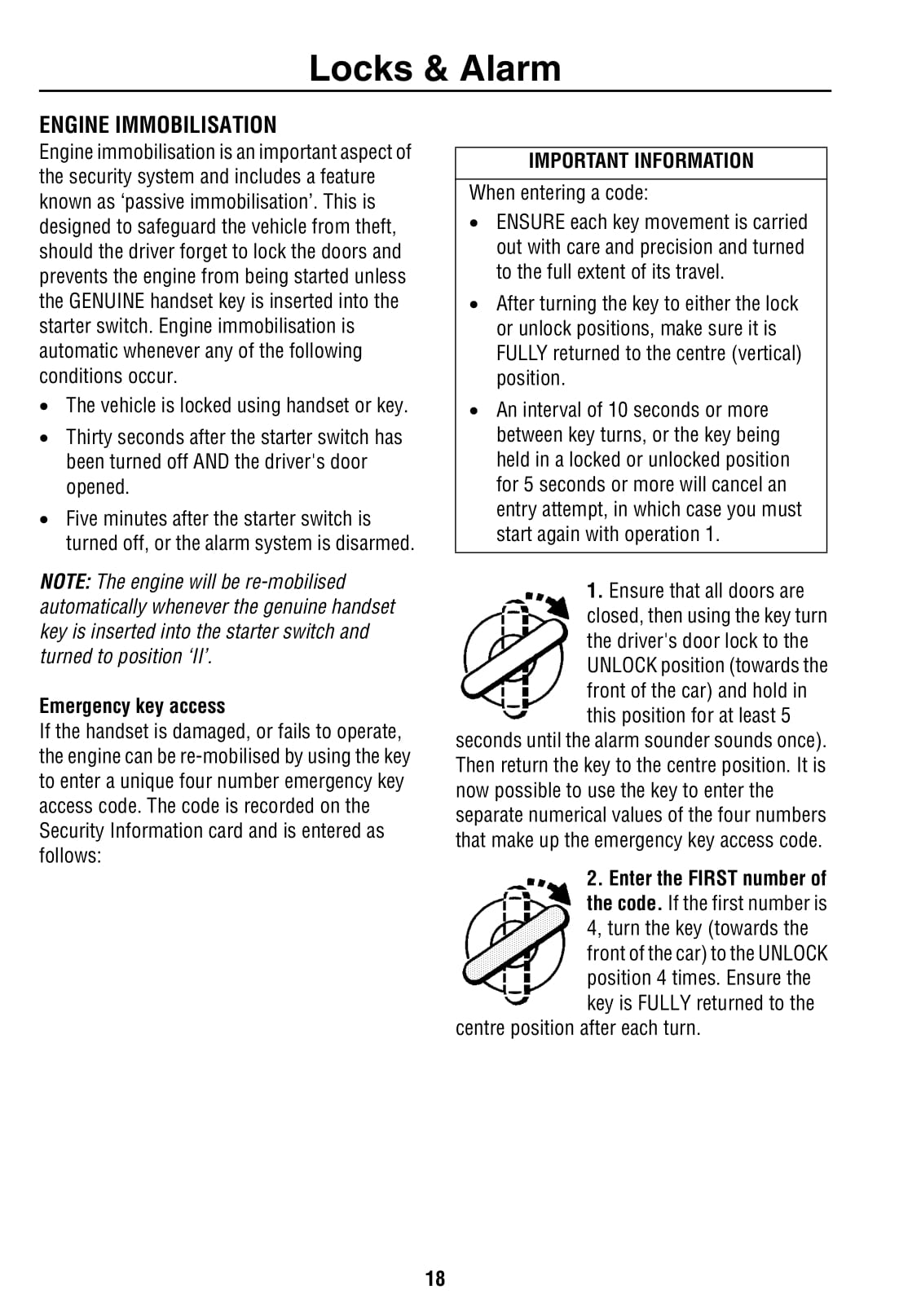 2000-2001 Land Rover Discovery 2 Owner's Manual | English