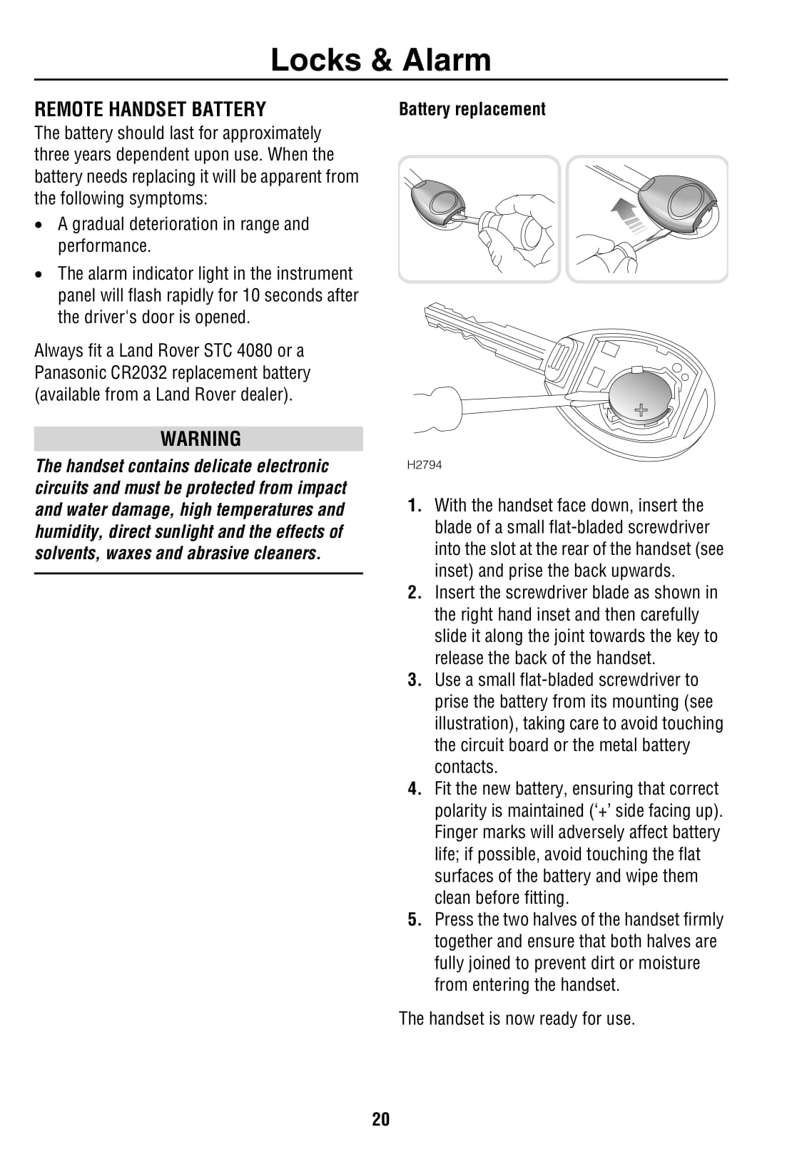 2000-2001 Land Rover Discovery 2 Owner's Manual | English