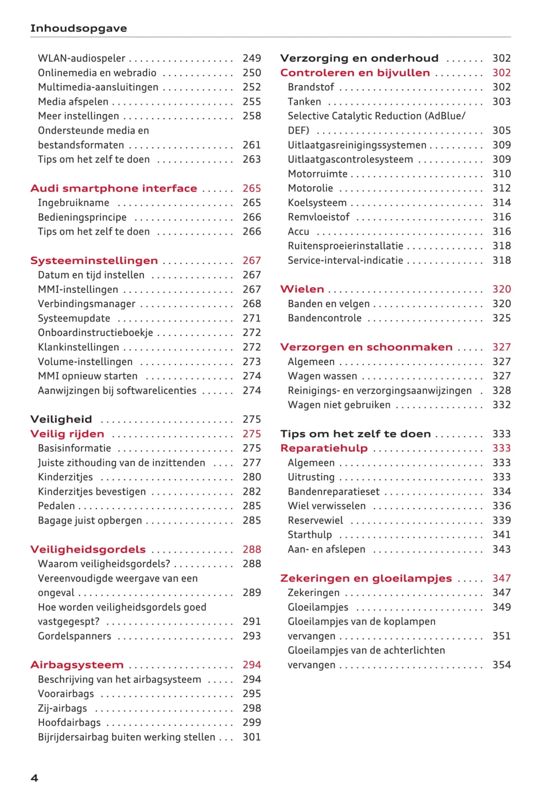 2016-2018 Audi Q2 Manuel du propriétaire | Néerlandais