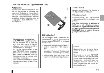 2016-2017 Renault Zoe Owner's Manual | French