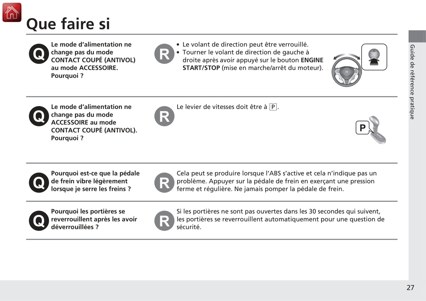 2013-2014 Honda CR-Z Manuel du propriétaire | Français